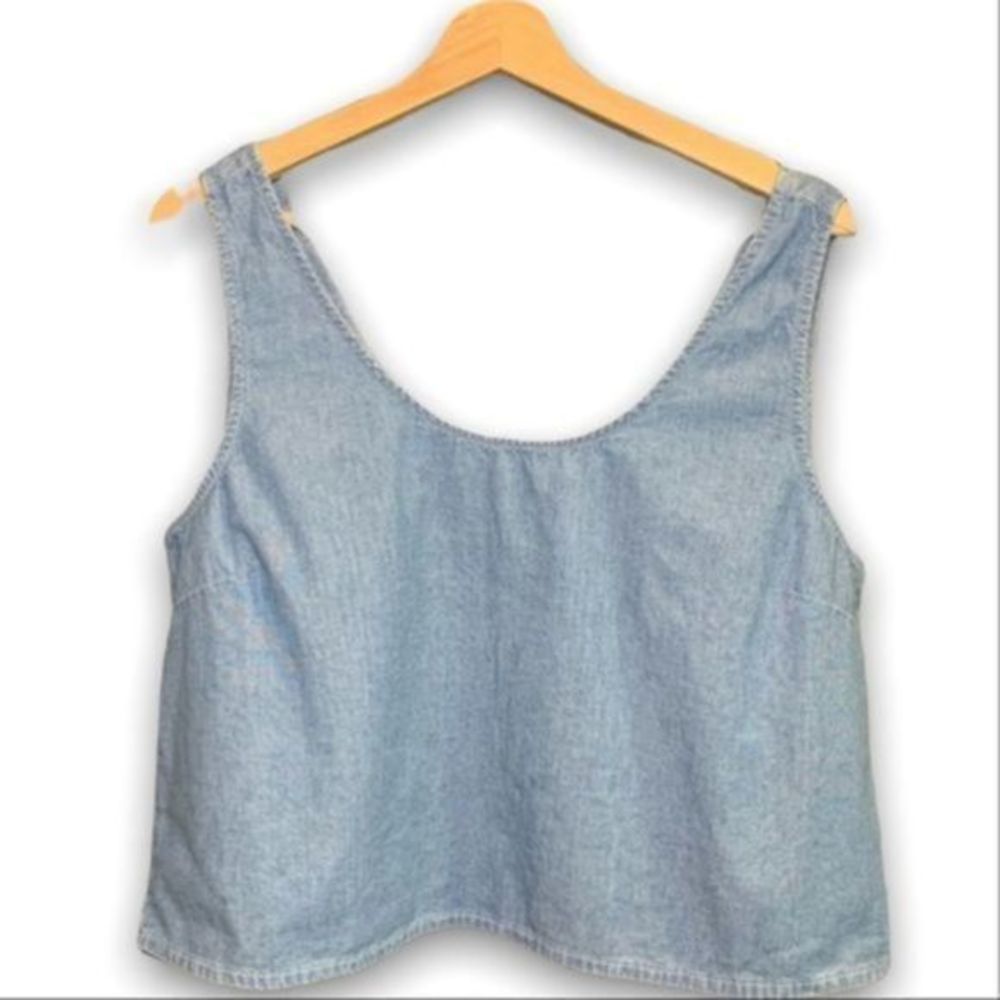 BDG UO Urban Outfitters Denim Cropped Tank Top Size X Large
